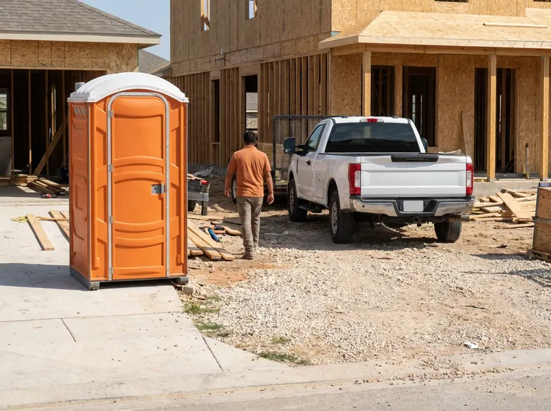 Construction Site Porta Potty Rental in Georgetown, TX