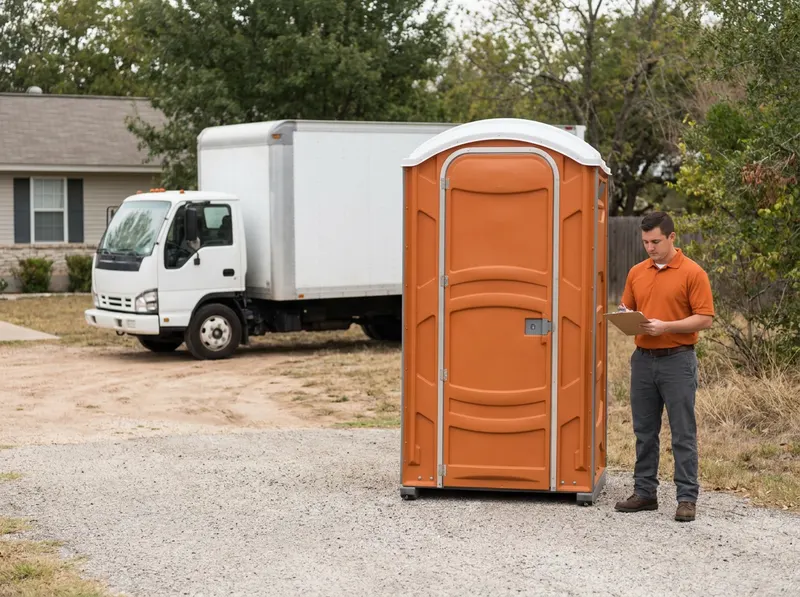 Deluxe Flushing Restroom Rental in Georgetown, TX